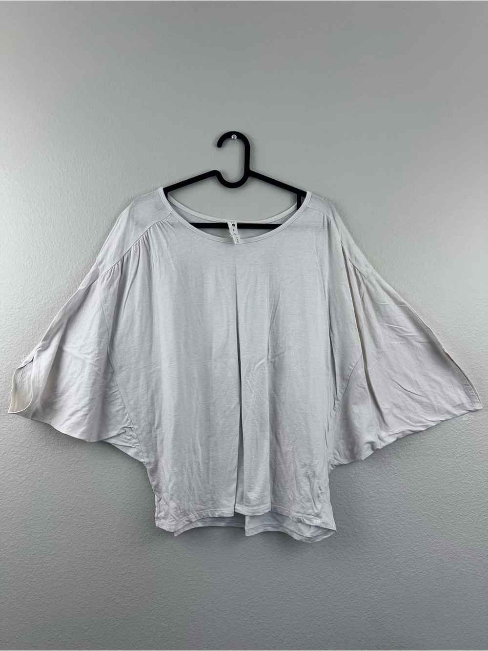 a la sha women’s Ivory Baggy Bat Wing Top Loose Fitting Top M
